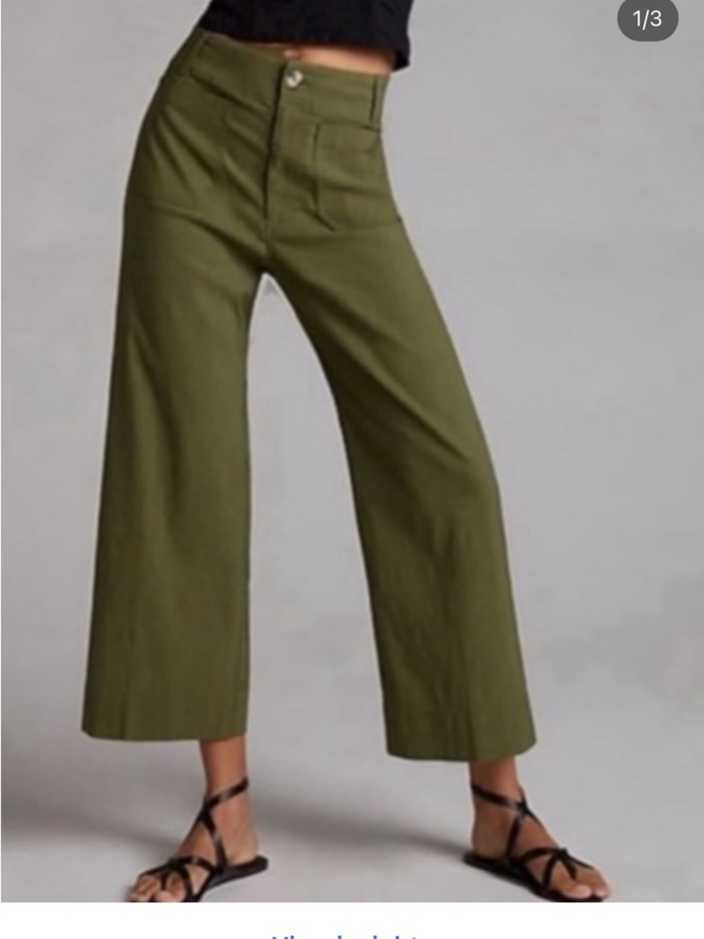 NWOT Maeve Olive Colette pants